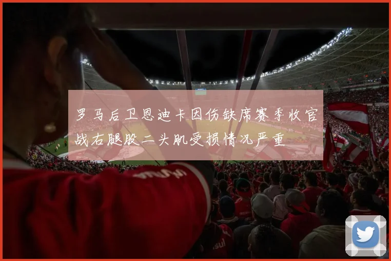 罗马后卫恩迪卡因伤缺席赛季收官战右腿股二头肌受损情况严重
